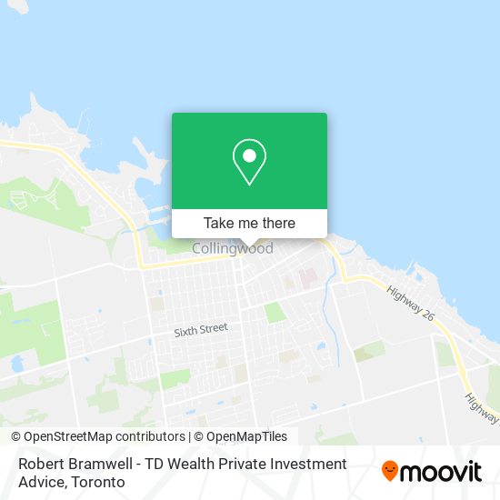 Robert Bramwell - TD Wealth Private Investment Advice map