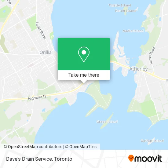 Dave's Drain Service map