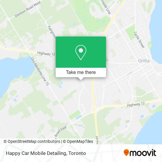 Happy Car Mobile Detailing map
