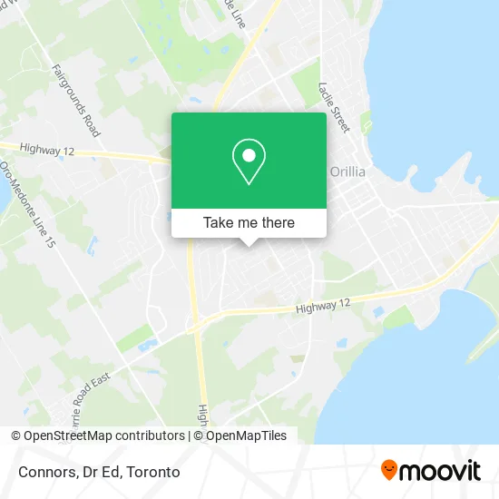 Connors, Dr Ed map