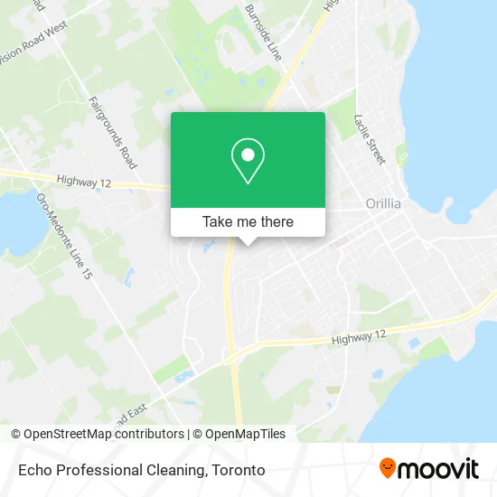 Echo Professional Cleaning map