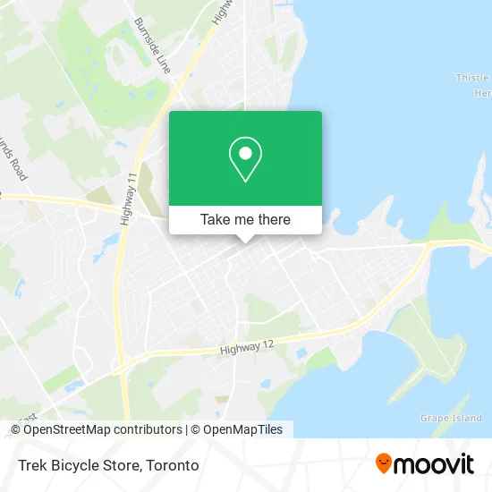 Trek Bicycle Store map