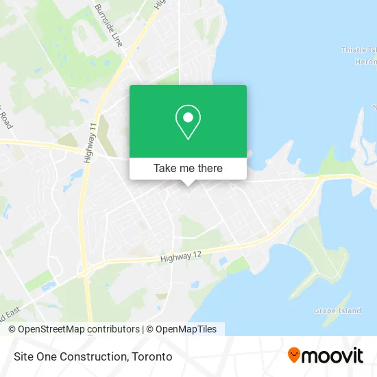 Site One Construction map