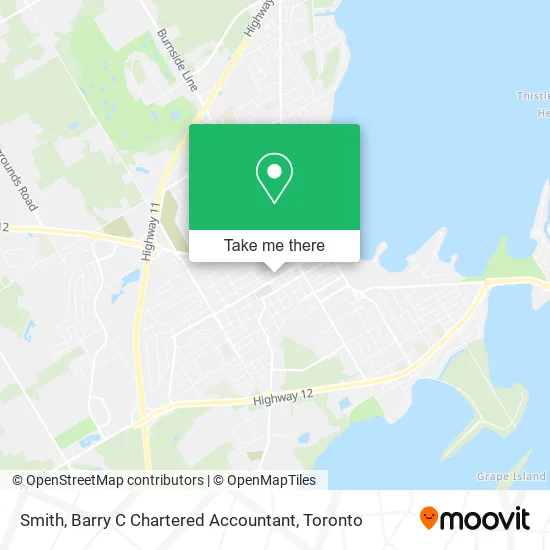 Smith, Barry C Chartered Accountant map