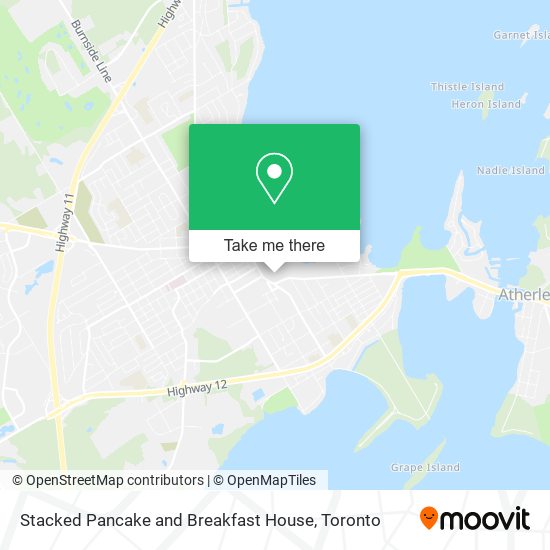 Stacked Pancake and Breakfast House map