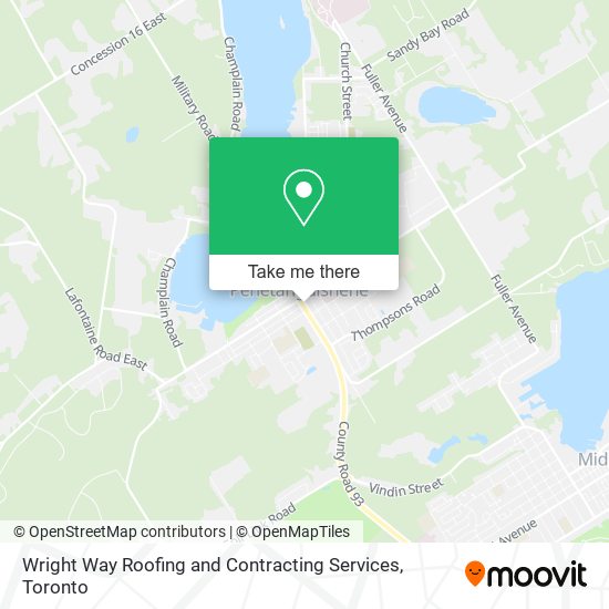 Wright Way Roofing and Contracting Services map