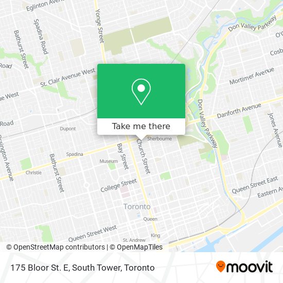 175 Bloor St. E, South Tower map