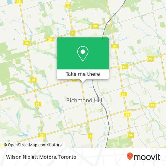 Wilson Niblett Motors map