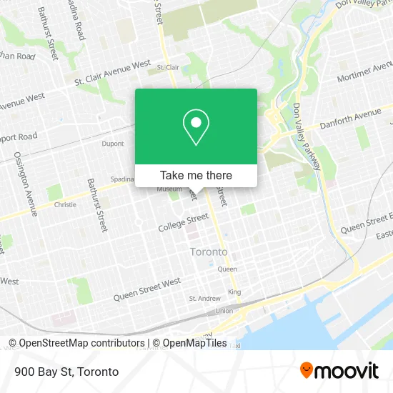 900 Bay St map