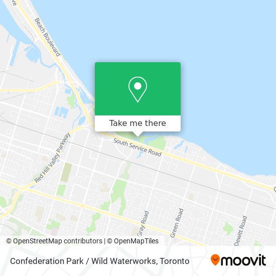Confederation Park / Wild Waterworks map