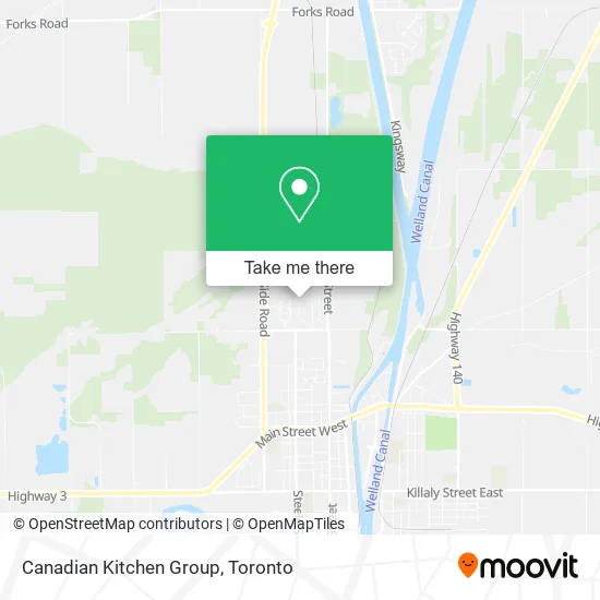 Canadian Kitchen Group map