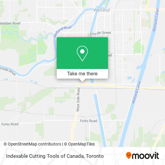 Indexable Cutting Tools of Canada map