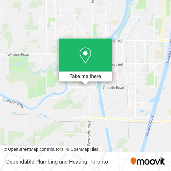 Dependable Plumbing and Heating map