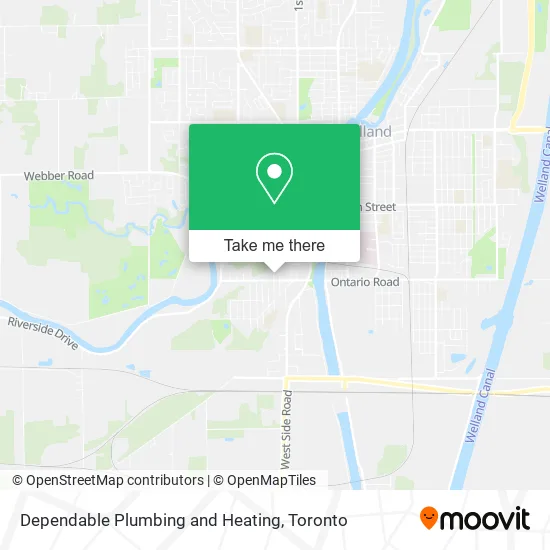 Dependable Plumbing and Heating map