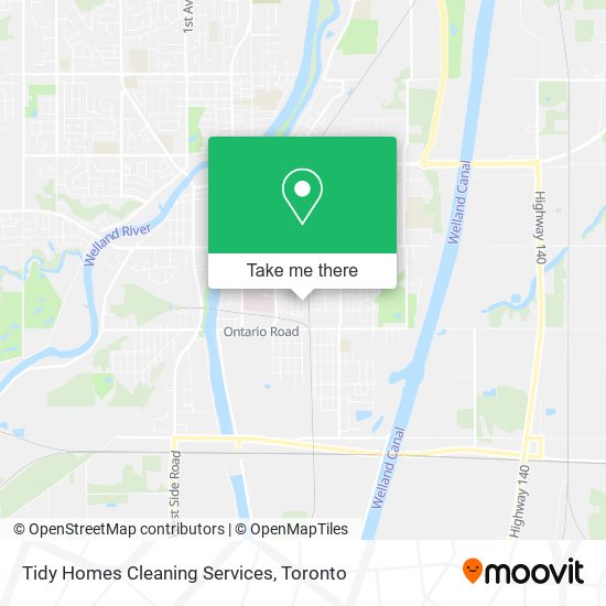 Tidy Homes Cleaning Services map