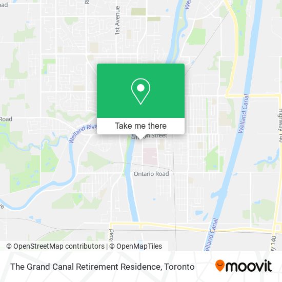 The Grand Canal Retirement Residence map