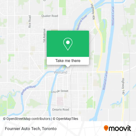 Fournier Auto Tech map