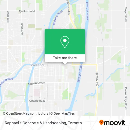 Raphael's Concrete & Landscaping map