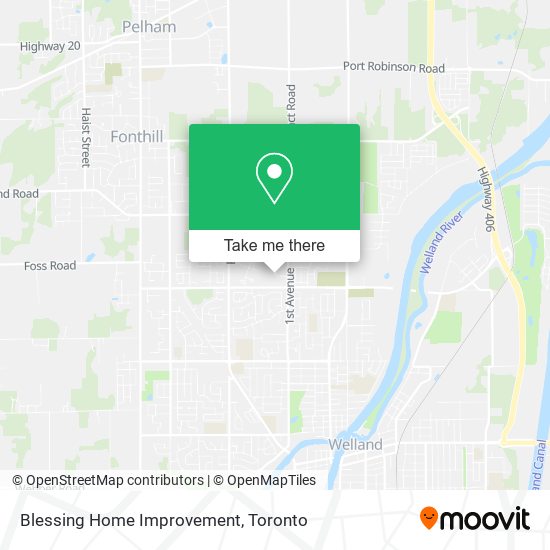 Blessing Home Improvement map