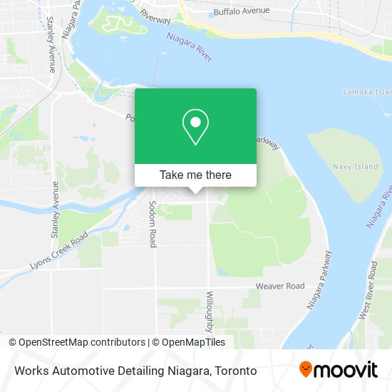 Works Automotive Detailing Niagara map