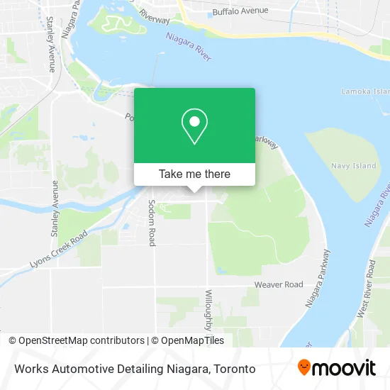 Works Automotive Detailing Niagara map