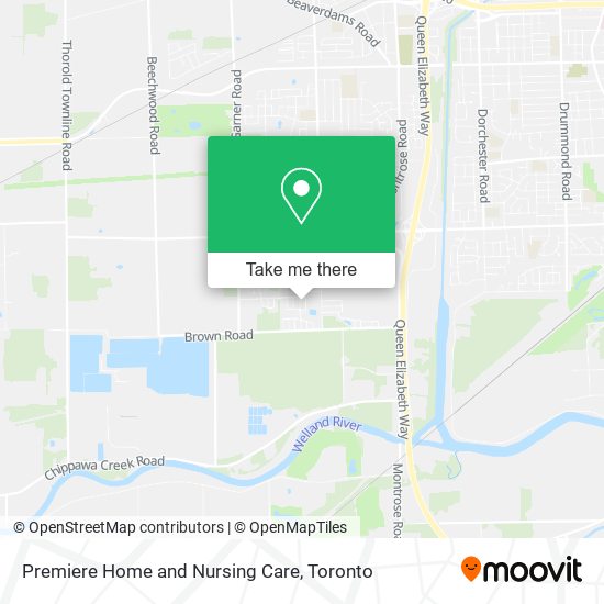 Premiere Home and Nursing Care map