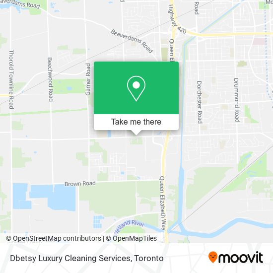 Dbetsy Luxury Cleaning Services map