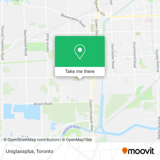 Uniglassplus map