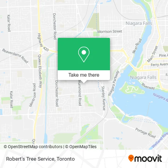 Robert's Tree Service map