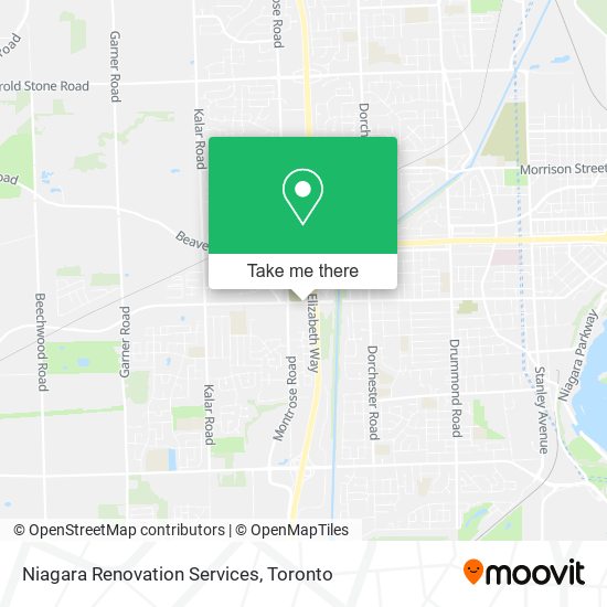 Niagara Renovation Services map