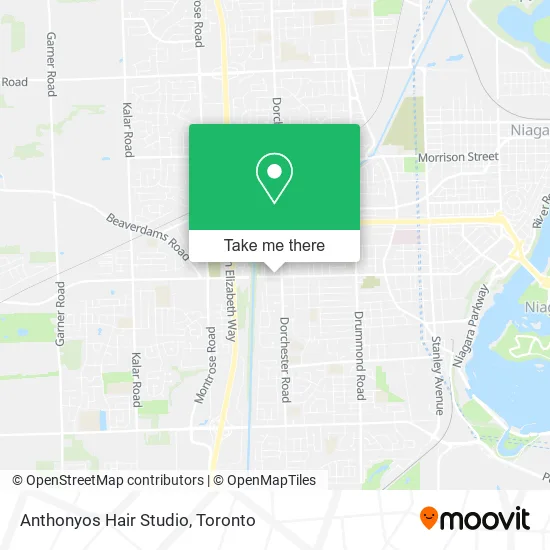 Anthonyos Hair Studio map