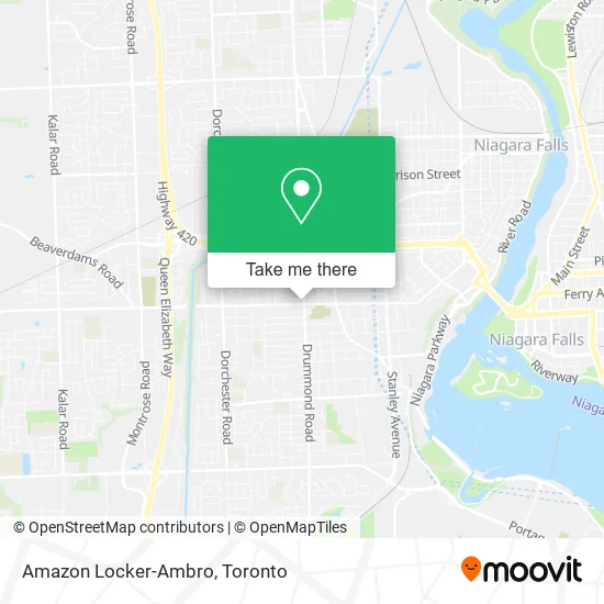 Amazon Locker-Ambro map