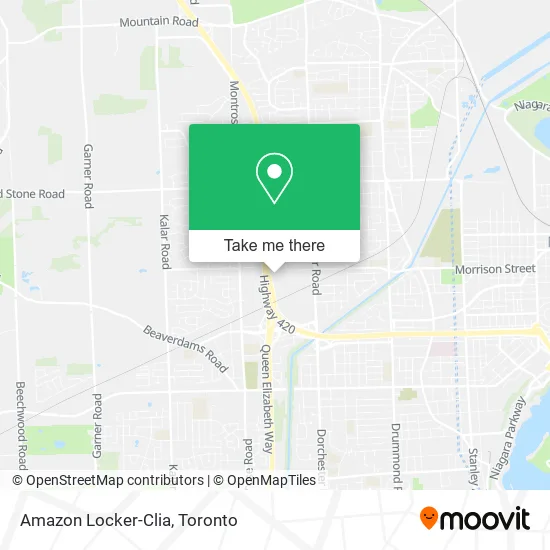 Amazon Locker-Clia map