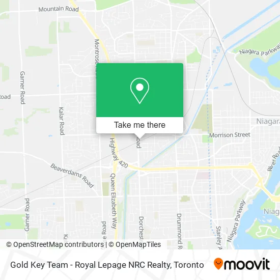 Gold Key Team - Royal Lepage NRC Realty map