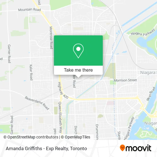 Amanda Griffiths - Exp Realty map