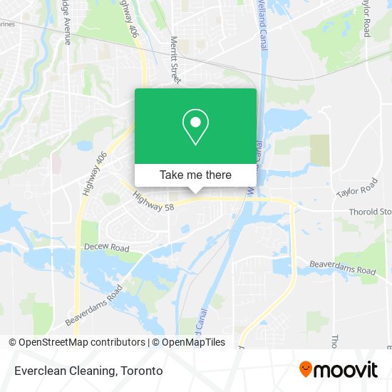Everclean Cleaning map