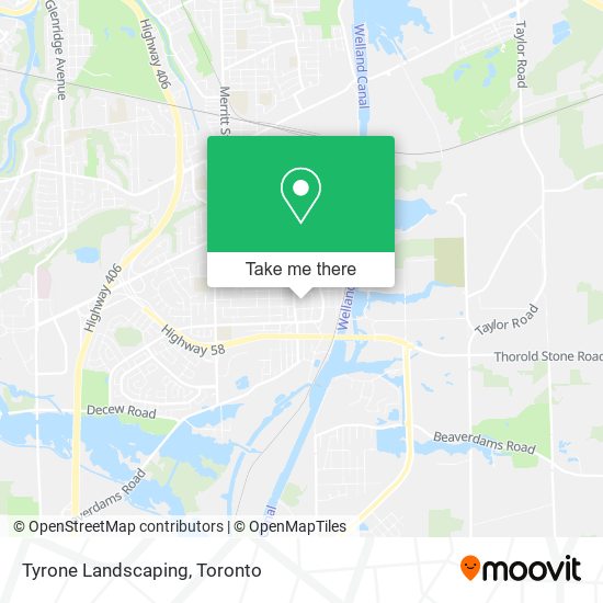 Tyrone Landscaping map
