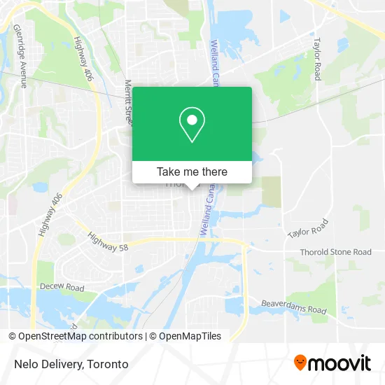 Nelo Delivery map