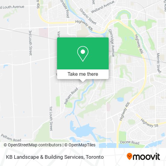 KB Landscape & Building Services map