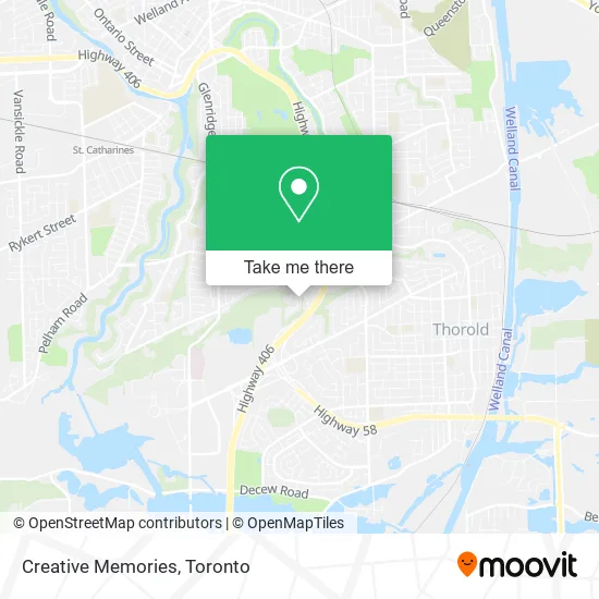 Creative Memories map