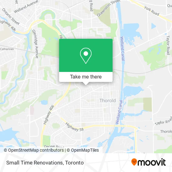 Small Time Renovations map