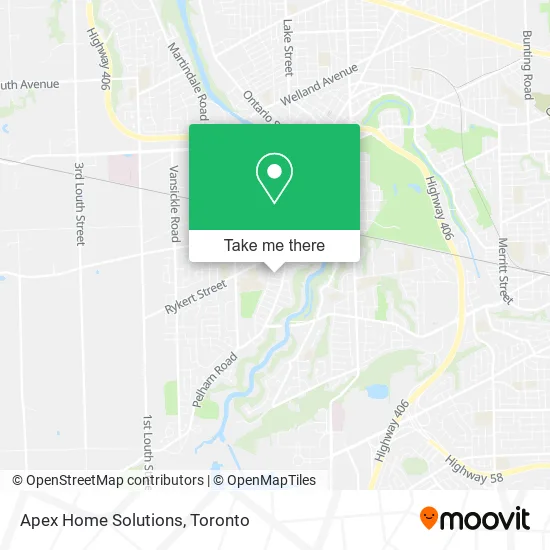 Apex Home Solutions map