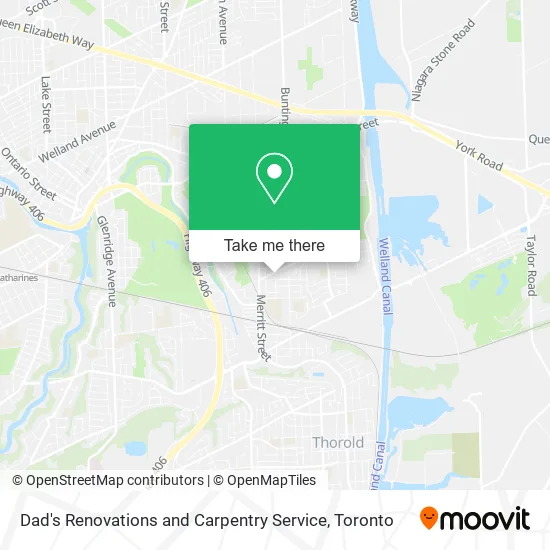 Dad's Renovations and Carpentry Service map