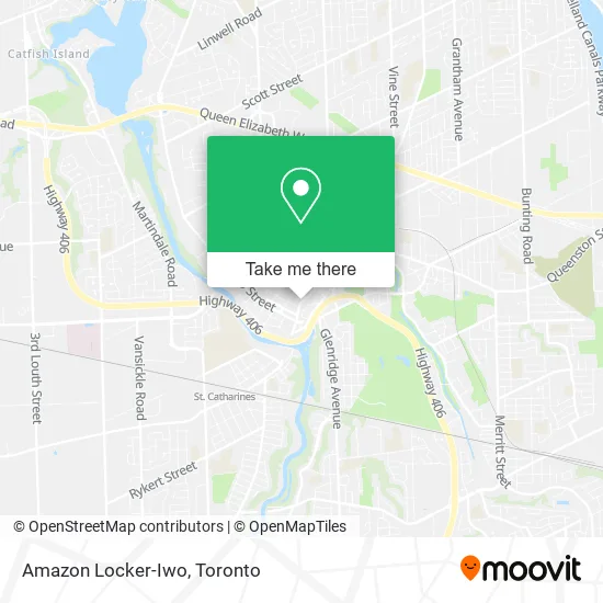 Amazon Locker-Iwo map