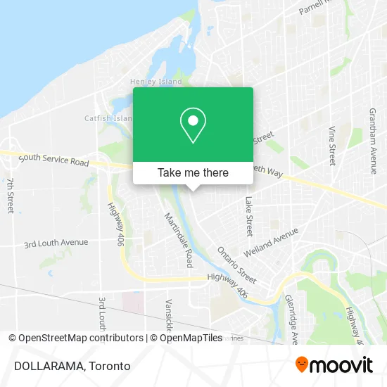 DOLLARAMA map