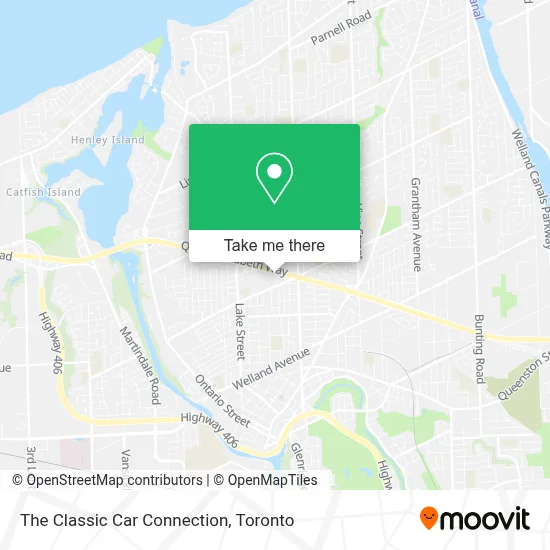 The Classic Car Connection map