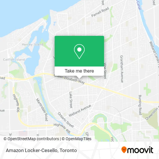 Amazon Locker-Cesello map