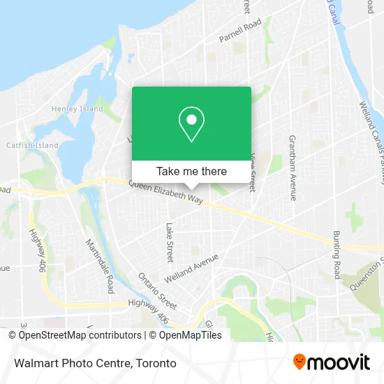 Walmart Photo Centre map