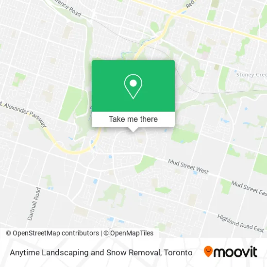 Anytime Landscaping and Snow Removal map