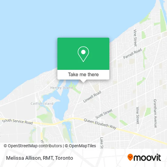 Melissa Allison, RMT map